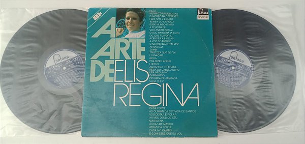 Disco de Vinil a Arte de Elis Regina [lp Duplo 1975] Interprete Elis Regina (1975) [usado]