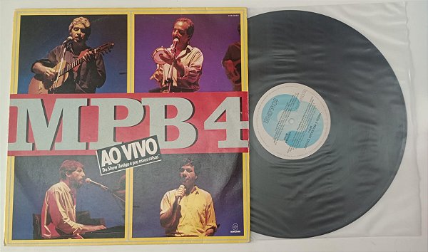 Disco de Vinil Amigo é Pra Essas Coisas [1989] Mpb4 ao Vivo Interprete Mpb4 (1989) [usado]