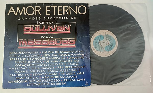 Disco de Vinil Amor Eterno / Grandes Sucessos de Michael Sullivan e Paulo Massadas [1988] Interprete Michael Sullivan e Paulo Massadas (1988) [usado]