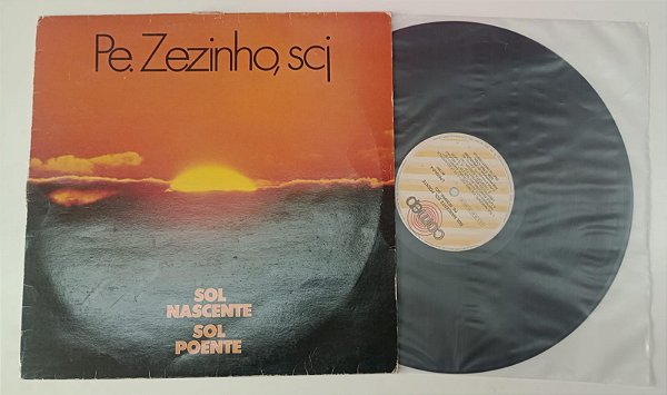 Disco de Vinil Sol Nascente, Sol Poente [1990] Pe. Zezinho Interprete Pe. Zezinho (1990) [usado]