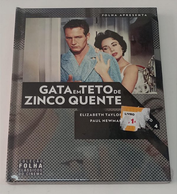 Dvd Gato em Teto de Zinco Quente - Coleção Clássicos do Cinema Editora Richard Brooks [novo]