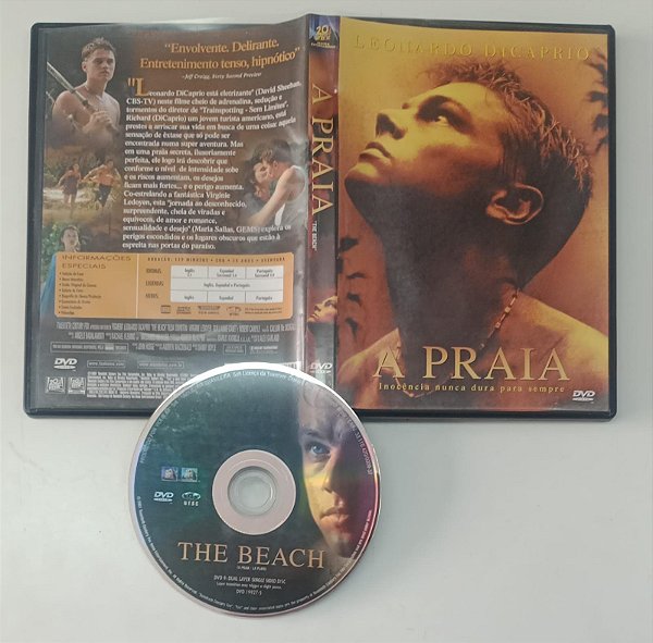 Dvd a Praia Editora Danny Boyle [seminovo]