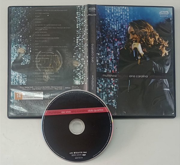 Dvd Ana Carolina - Multishow ao Vivo Editora [usado]