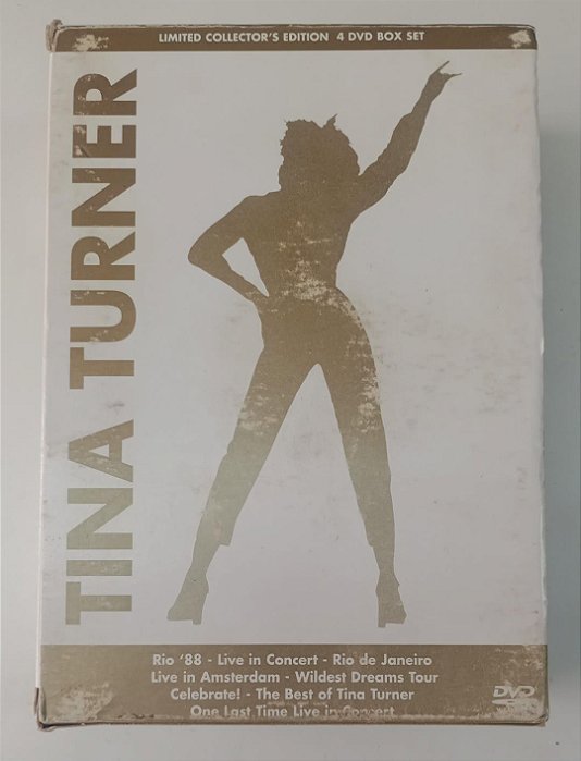 Dvd Tina Turner - Box com 4 Dvds [raridade] Editora [usado]