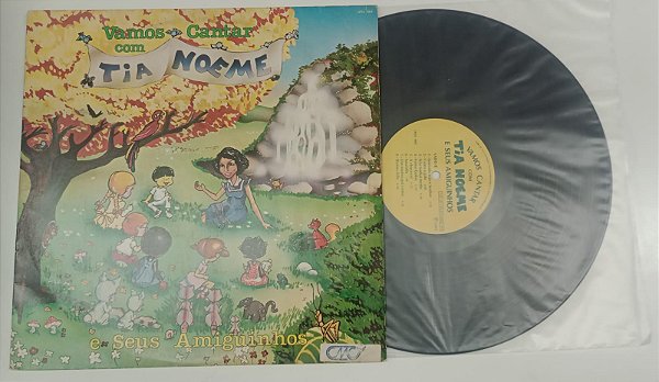 Disco de Vinil Vamos Cantar com Tia Noeme e seus Amiguinhos [1983] Interprete Tie Noeme (1983) [usado]