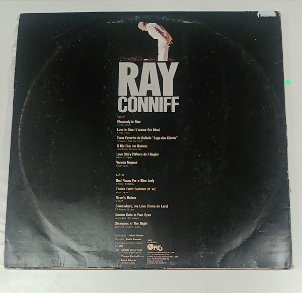 Disco de Vinil Vereda Tropical [1985] Ray Conniff Interprete Ray Conniff (1985) [usado]