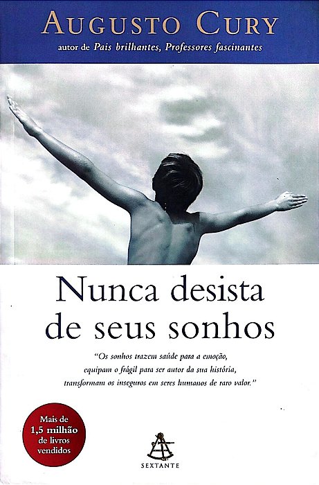 Livro Nunca Desista de seus Sonhos Autor Cury, Augusto (2004) [usado]