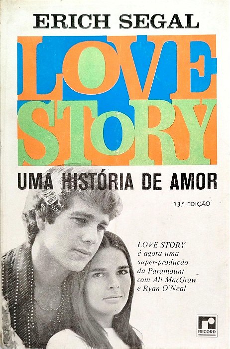 Livro Love Story Autor Segal, Erich [usado]