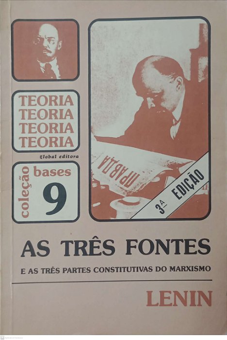 Livro as Três Fontes e as Três Partes Constitutivas do Marxismo Autor Lênin, Vladimir (1980) [usado]