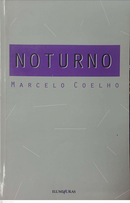 Livro Noturno Autor Coelho, Marcelo (1992) [usado]