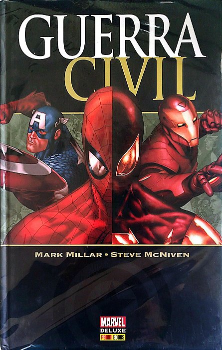 Gibi Guerra Civil - Marvel Deluxe Autor (2010) [seminovo]