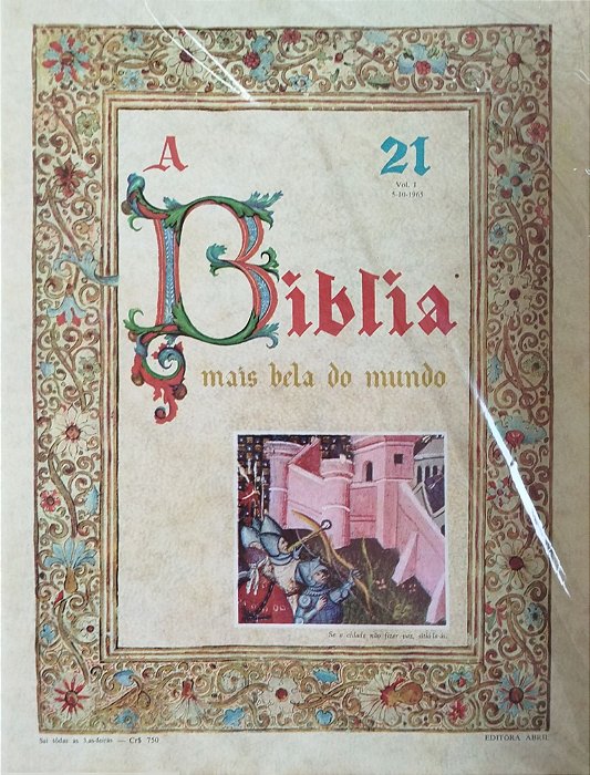 Livro a Bíblia Mais Bela do Mundo - Fascículos 21 a 30 Autor Vários (1965) [usado]