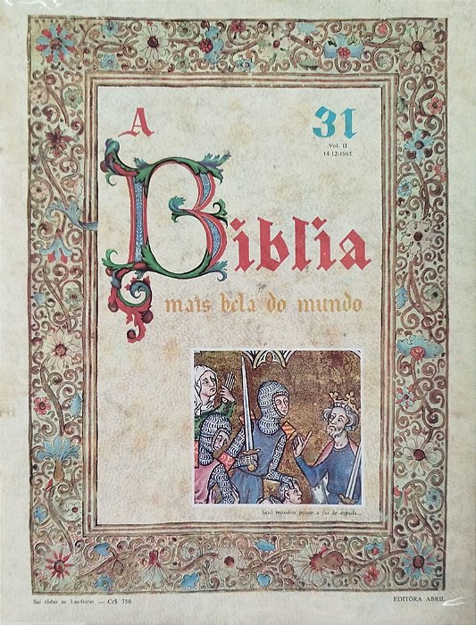 Livro a Bíblia Mais Bela do Mundo - Fascículos 31 a 40 Autor Vários (1965) [usado]