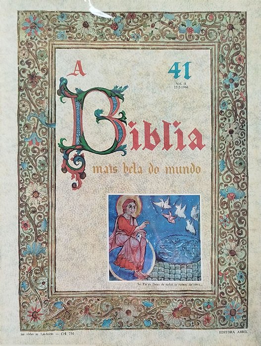 Livro a Bíblia Mais Bela do Mundo - Fascículos 41 a 50 Autor Vários (1966) [usado]