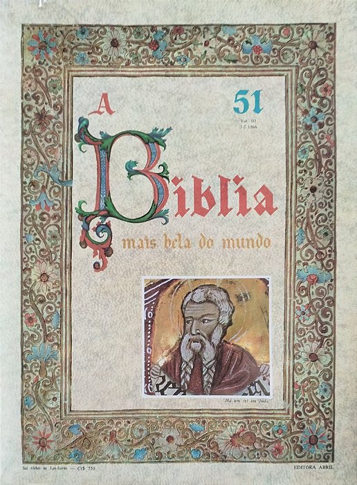 Livro a Bíblia Mais Bela do Mundo - Fascículos 51 a 60 Autor Vários (1966) [usado]