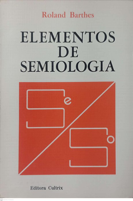 Livro Elementos de Semiologia Autor Barthes, Roland (1988) [usado]