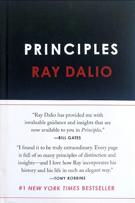 Livro Principles Autor Dalio, Ray (2017) [seminovo]