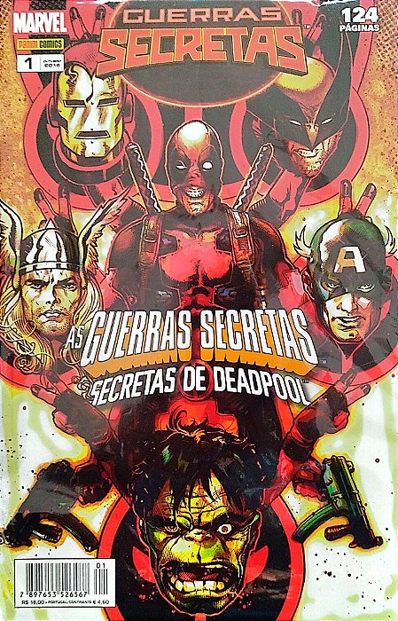 Gibi Guerras Secretas: as Guerras Secretas do Deadpool Autor (2016) [seminovo]