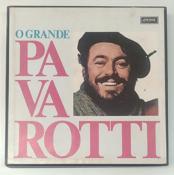 Disco de Vinil [box C/ 6 Lps] o Grande Pavarotti Interprete Luciano Pavarotti (1982) [usado]