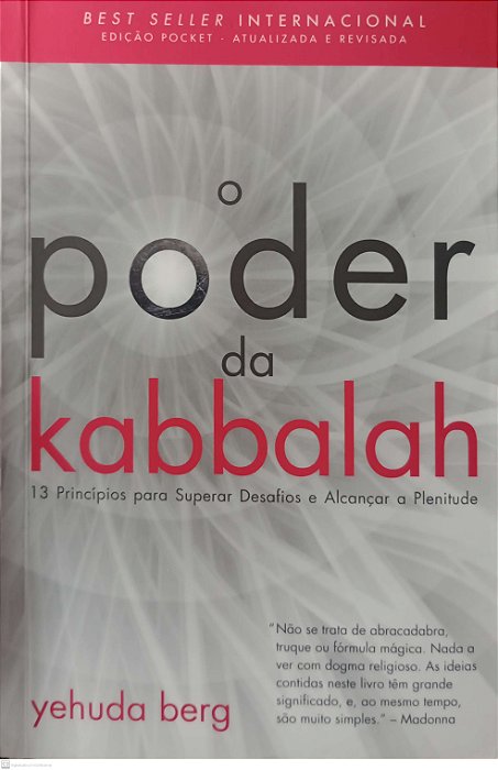 Livro o Poder da Kabbalah Autor Berg, Yehuda (2011) [usado]