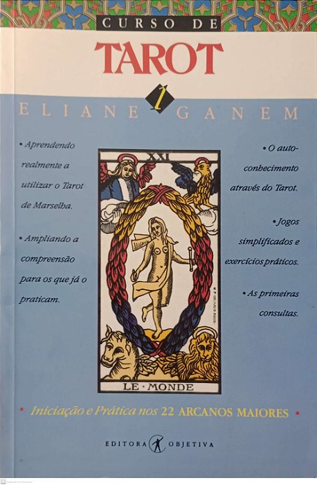 Livro Curso de Tarot 1 Autor Ganem, Eliane [usado]