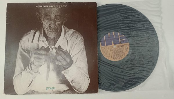 Disco de Vinil Coisa Maior de Grande Pessoa [1980] Interprete Gonzaguinha (1980) [usado]