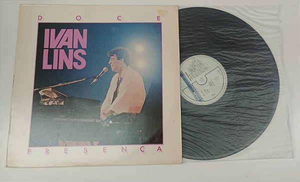 Disco de Vinil Doce Presença [1986] Interprete Ivan Lins (1986) [usado]