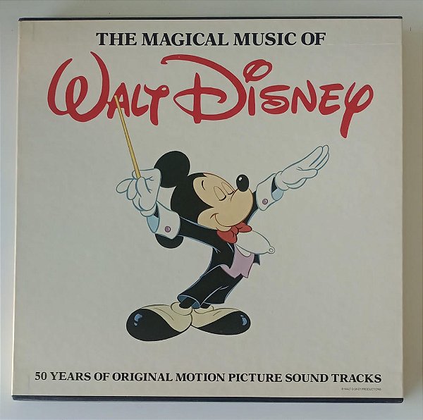 Disco de Vinil [box 4 Lps] The Magical Music Of Walt Disney 1978 Interprete Vários Artistas (1978) [usado]