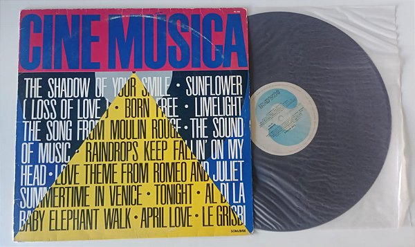 Disco de Vinil Cine Música [1988] Interprete Vários Artistas (1988) [usado]