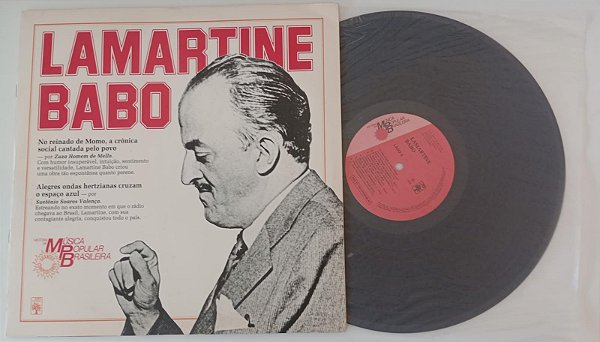 Disco de Vinil História da Música Popular Brasileira - Lamartine Babo Interprete Lamartine Babo (1982) [usado]