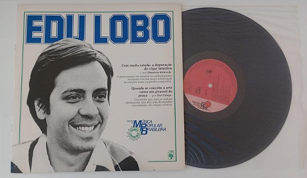 Disco de Vinil História da Música Popular Brasileira - Edu Lobo Interprete Edu Lobo (1982) [usado]