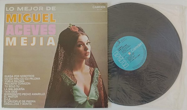 Disco de Vinil Lo Mejor de Miguel Aceves Mejia [1970] Interprete Miguel Aceves Mejia (1970) [usado]
