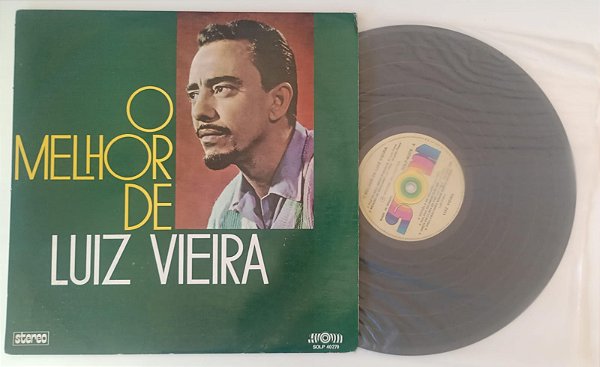 Disco de Vinil o Melhor de Luiz Vieira [1972] Interprete Luiz Vieira (1972) [usado]