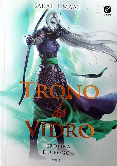 Livro Herdeira do Fogo - Trono de Vidro 2 Autor Maas, Sarah J. (2023) [seminovo]