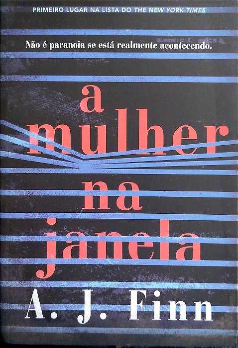 Livro a Mulher na Janela Autor Finn, A. J. (2018) [seminovo]