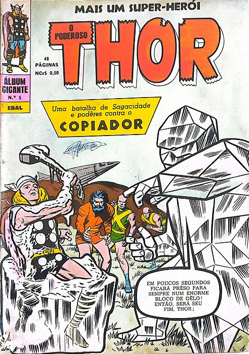 Gibi o Poderoso Thor - Álbum Gigante #5 Autor (1968) [usado]