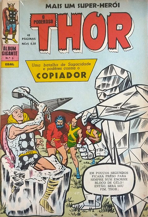 Gibi o Poderoso Thor - Álbum Gigante #5 Autor (1968) [usado]