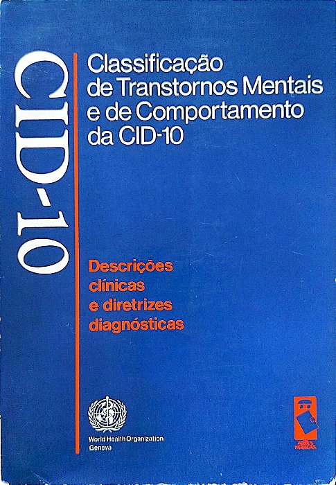 Livro Classificação de Transtornos Mentais e de Comportamento da Cid-10 Autor Vários (1993) [usado]