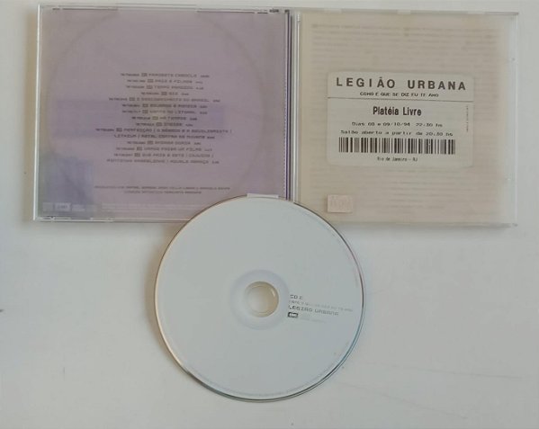 Cd Como é que Se Diz Eu Te Amo Interprete Legião Urbana (2001) [usado]
