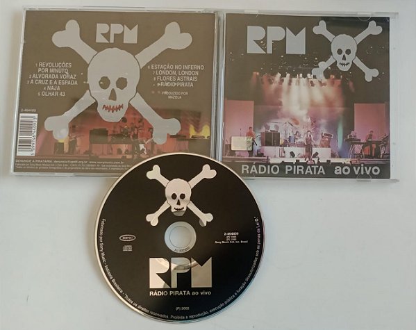 Cd Rádio Pirata - ao Vivo Interprete Rpm (2002) [usado]