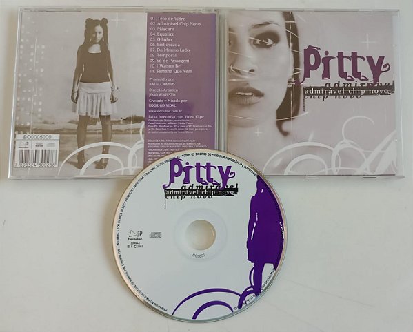 Cd Admirável Chip Novo Interprete Pitty (2003) [seminovo]