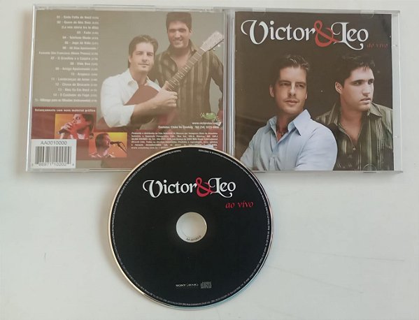 Cd ao Vivo - Victor e Leo Interprete Victor e Leo [usado]