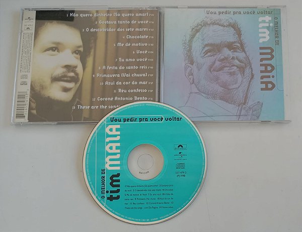 Cd o Melhor de Tim Maia Interprete Tim Maia (1998) [usado]