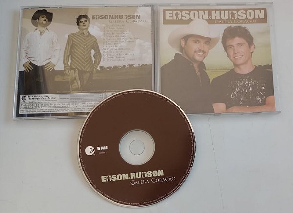 Cd Galera Coração Interprete Edson e Hudson (2005) [usado]