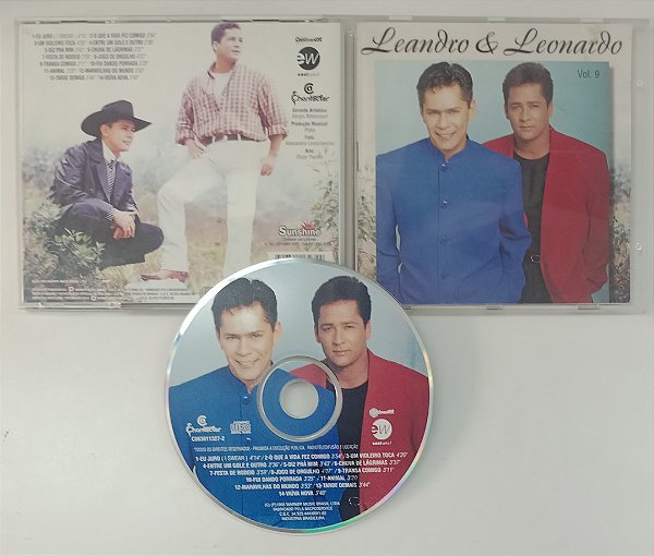 Cd Vol. 9 - Leandro e Leonardo Interprete Leandro e Leonardo (1995) [usado]