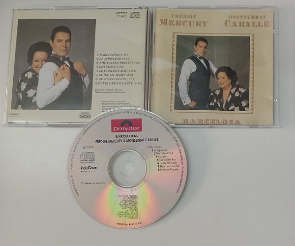 Cd Barcelona Interprete Fredie Mercury e Montserrat Caballé (1988) [usado]