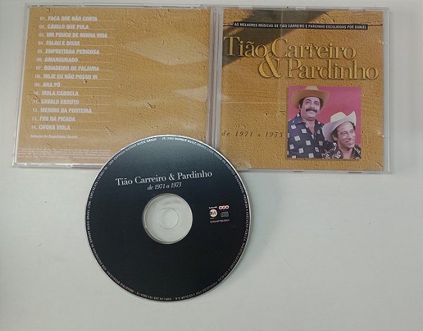 Cd de 1971 a 1973 Interprete Tião Carreiro e Pardinho (2005) [usado]