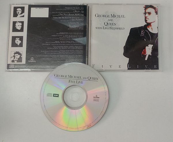 Cd Five Live Interprete George Michael, Queen e Lisa Stransfield (1993) [usado]