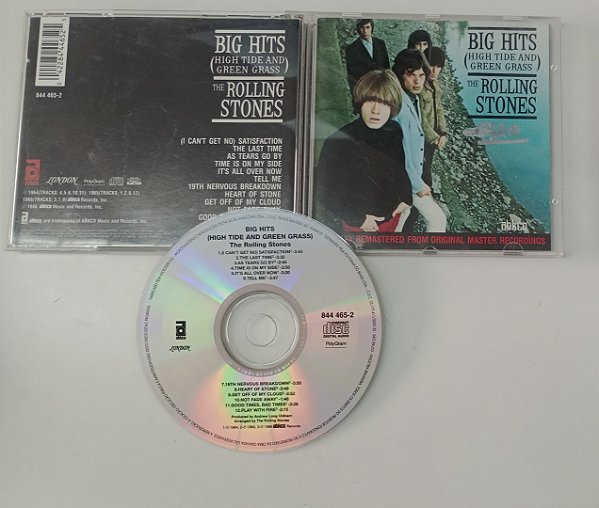 Cd Big Hits (high Tide And Green Grass) Interprete Rolling Stones (1986) [usado]