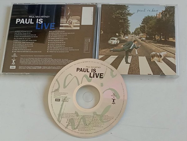 Cd Paul Is Live Interprete Paul Mccartney (1993) [usado]